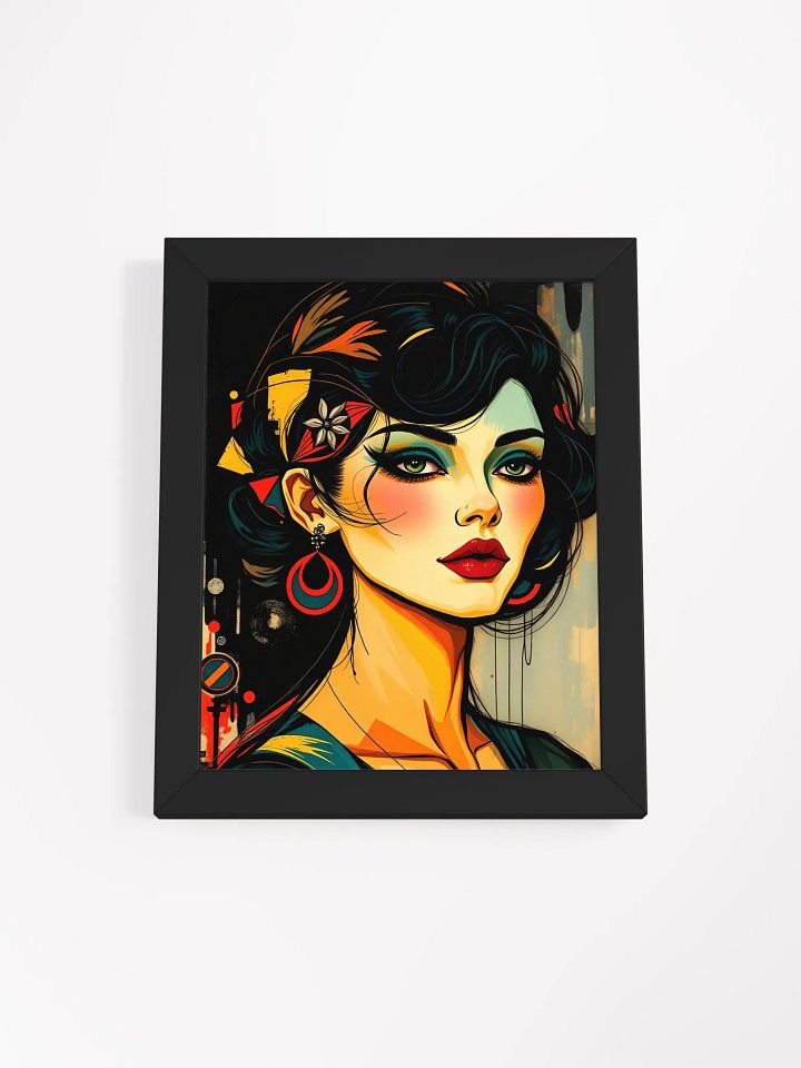 Vibrant Ayous Wood Framed Matte Poster product image (4)
