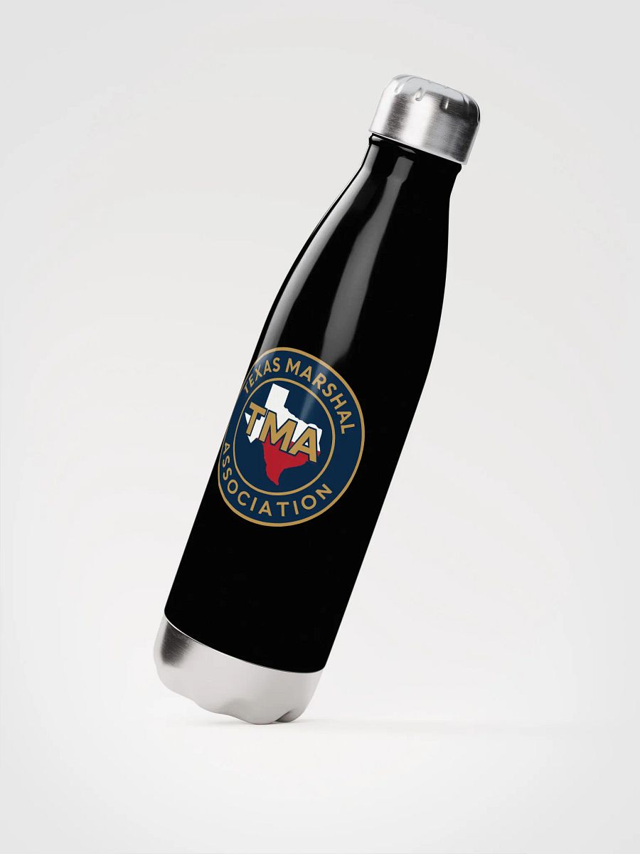 Texas Marshal Association Stainless Steel Emblem Water Bottle product image (4)