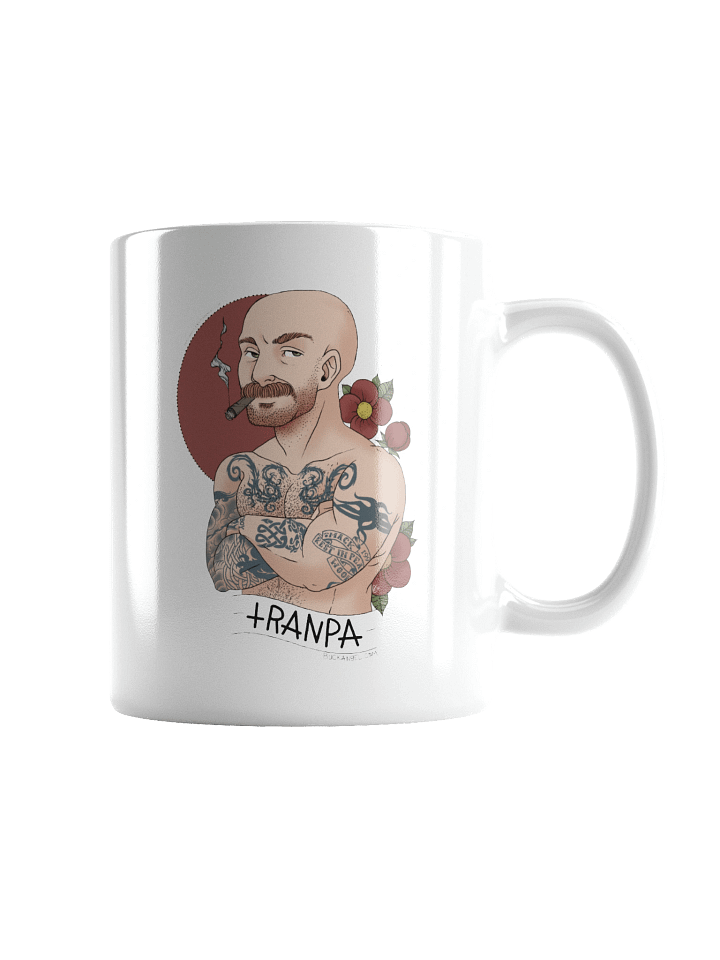 [Buck Angel Shop] Buck Tranpa Tattoo Drawing - Ceramic Mug [white] product image (6)
