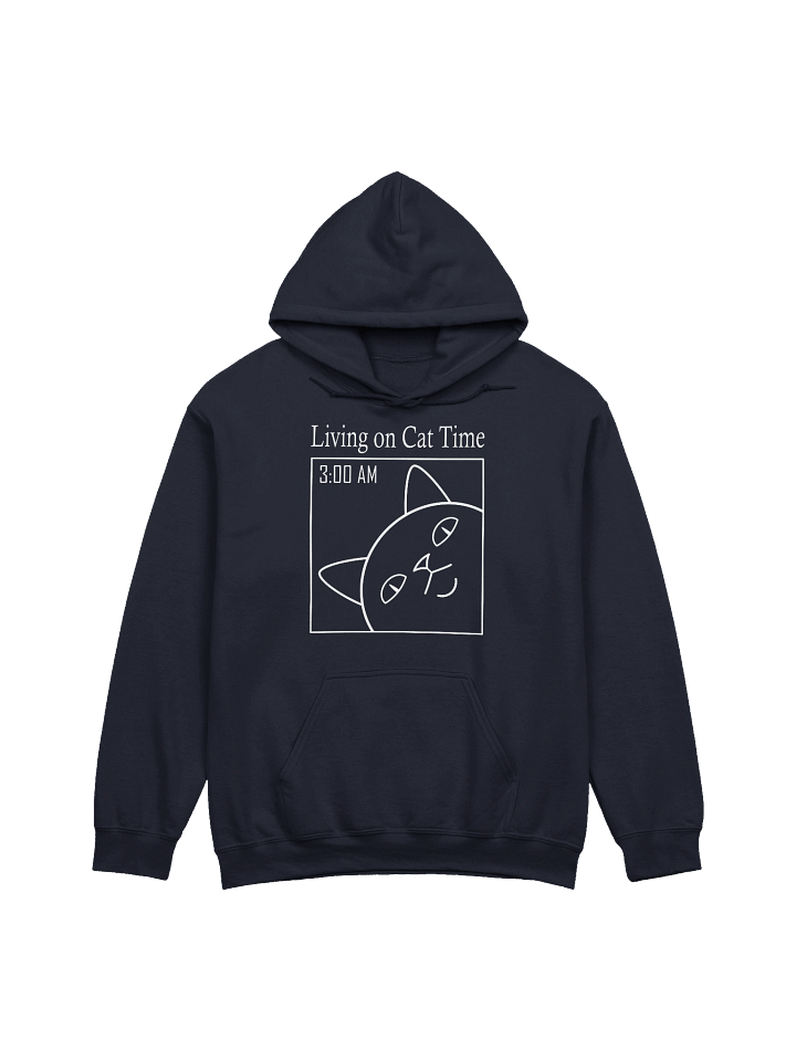 Living on Cat Time - Unisex Adult Hoodie product image (5)