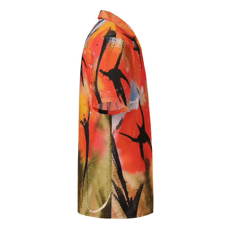 Hawaian shirt with original watercolour artwork by b.reters product image (10)
