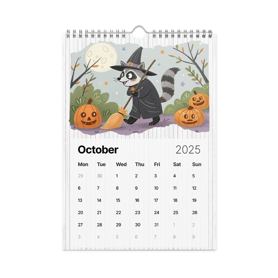 ADORABLE ANIMALS WALL CALENDAR 2026 product image (12)