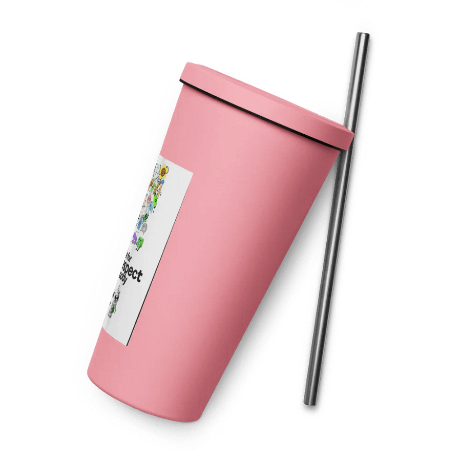 The bftrow poster Insulated Tumbler with a Straw product image (8)