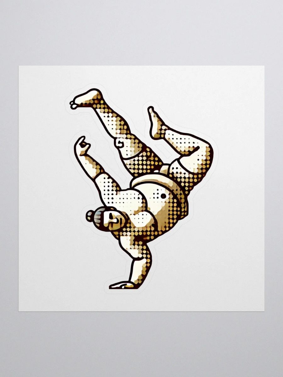 Sumo B-Boy Sticker - One-Handed Freeze product image (1)