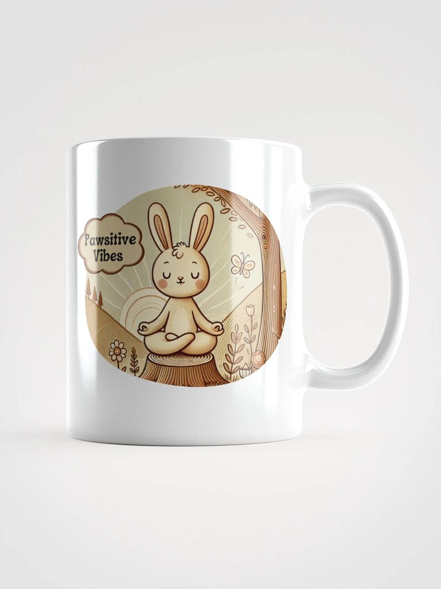 Pawsitive Vibes (White Glossy Mug) product image (6)