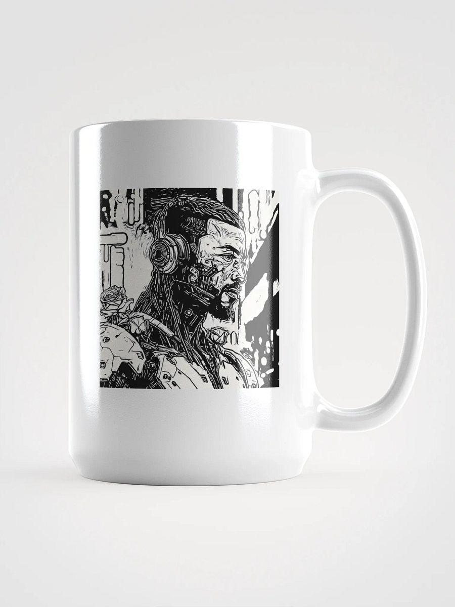 Cyber Serenity Mug - digital art mug product image (1)