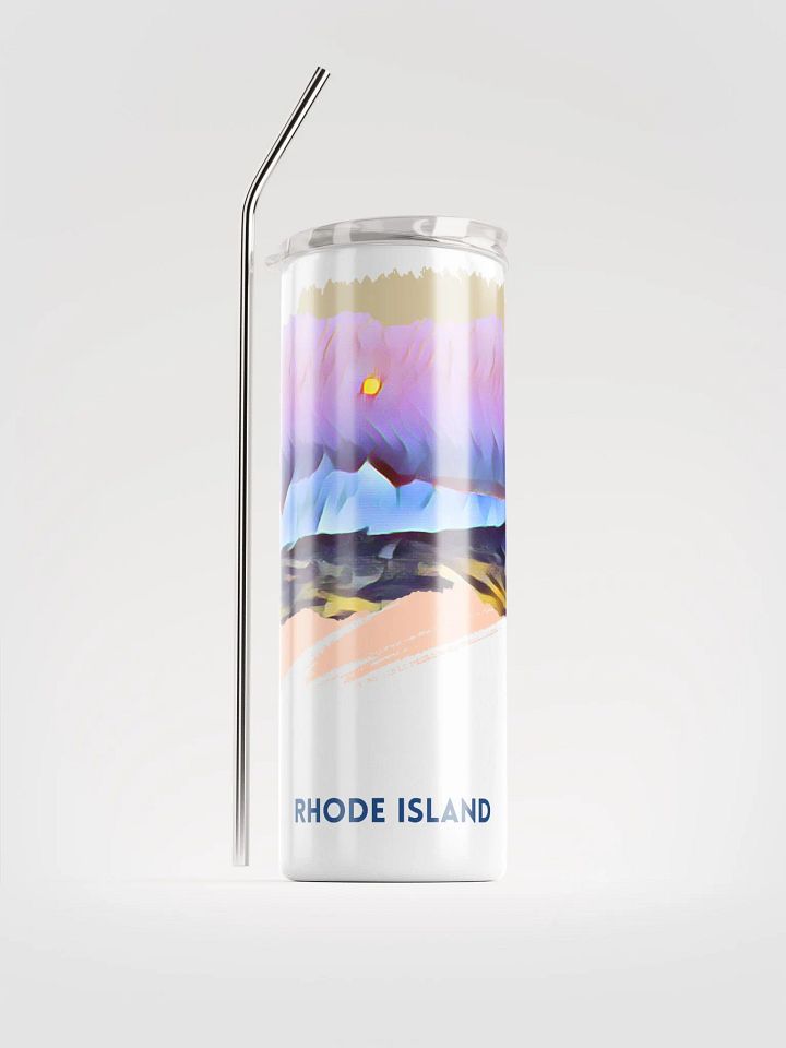 Moon Over the Cliff Walk Stainless Steel Tumbler 20oz product image (1)