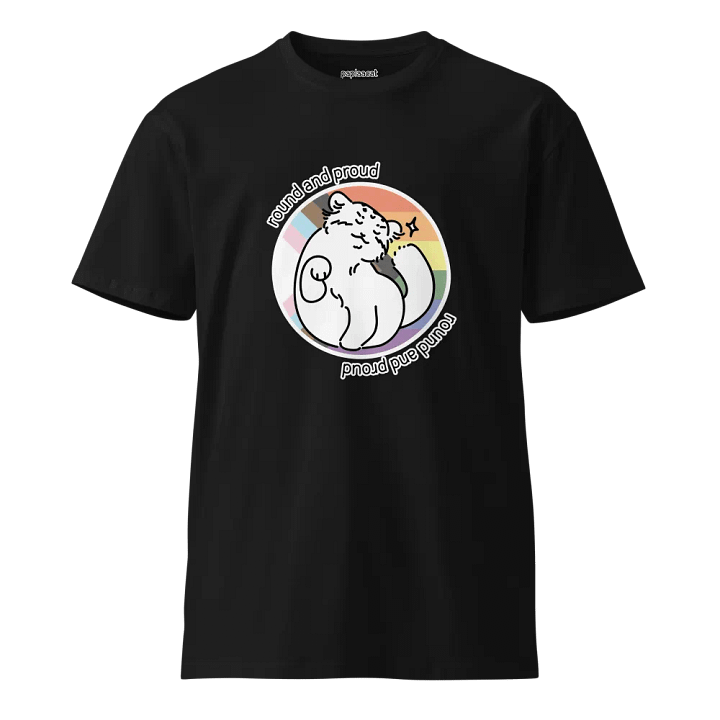 Round and Proud Manul Pride Pastels Version - AS Colour Unisex T-Shirt product image (1)