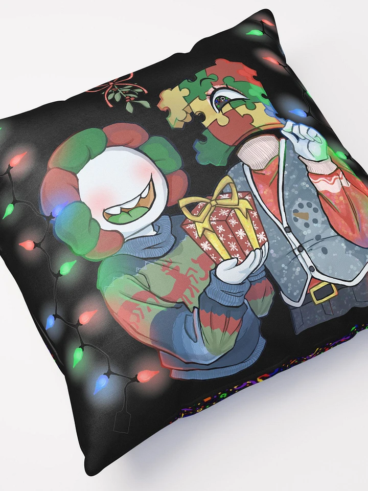 Christmas Jiggy and Flower Pillow product image (1)