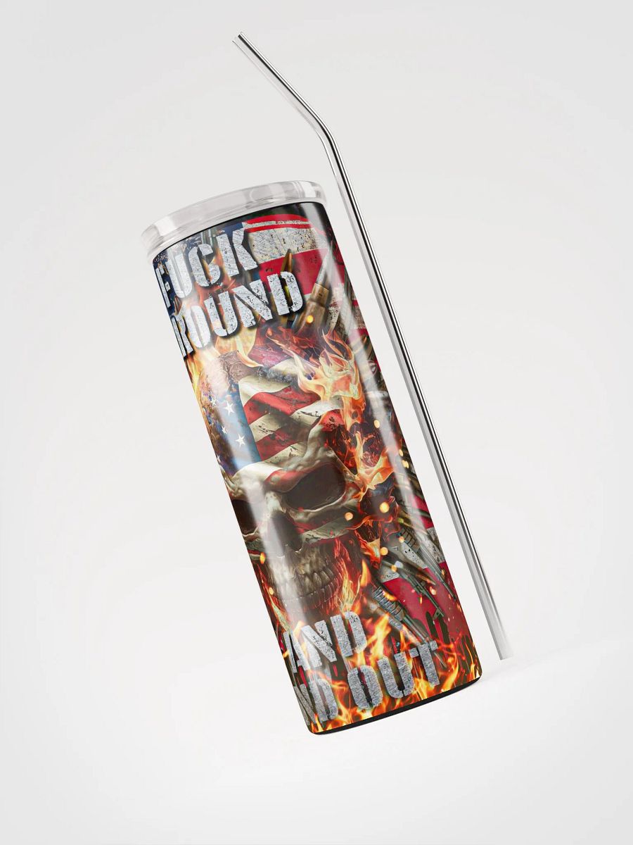 Patriotic Fury Stainless Steel Tumbler product image (3)
