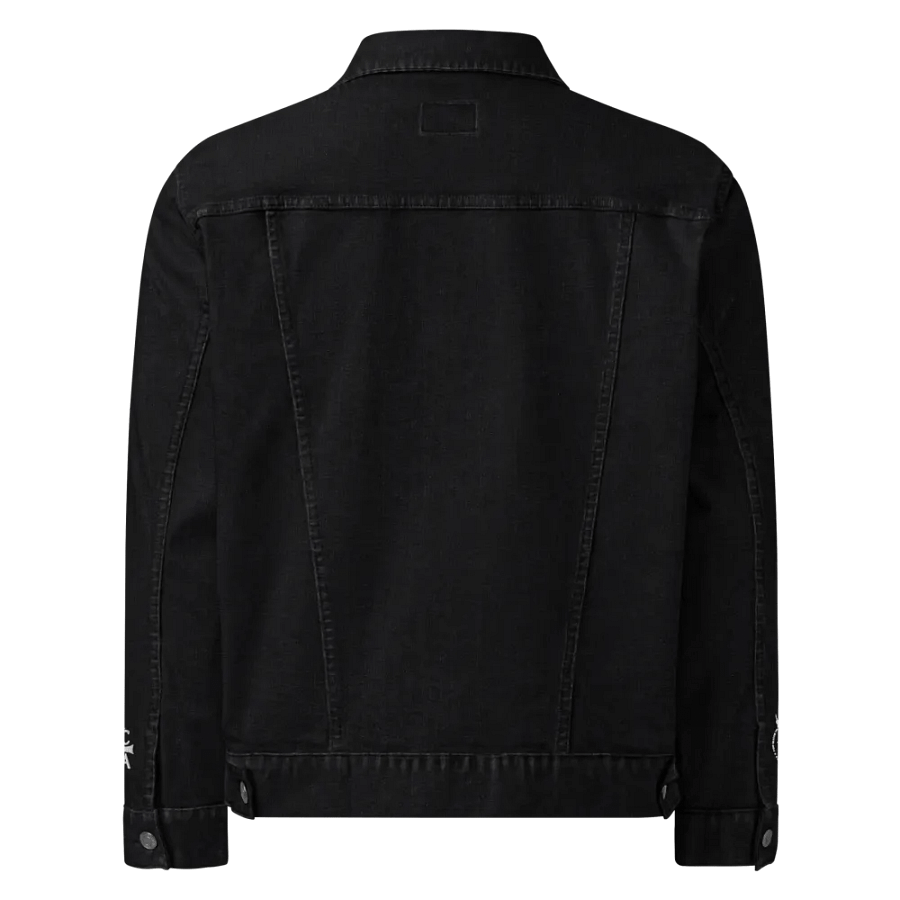 Divine Cross Emblem Denim Jacket product image (3)