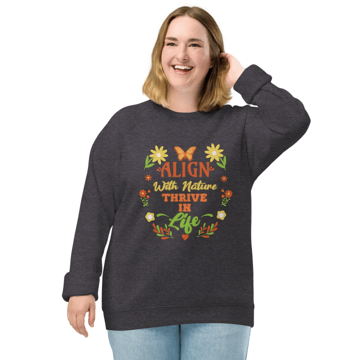 Nature's Wisdom Raglan Sweatshirt product image (2)