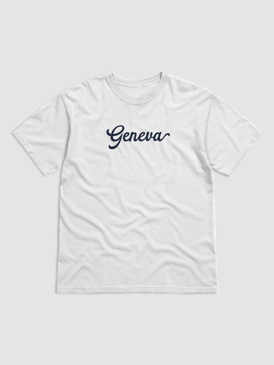 Geneva Script T-Shirt on Gold/White/Ivory product image (9)