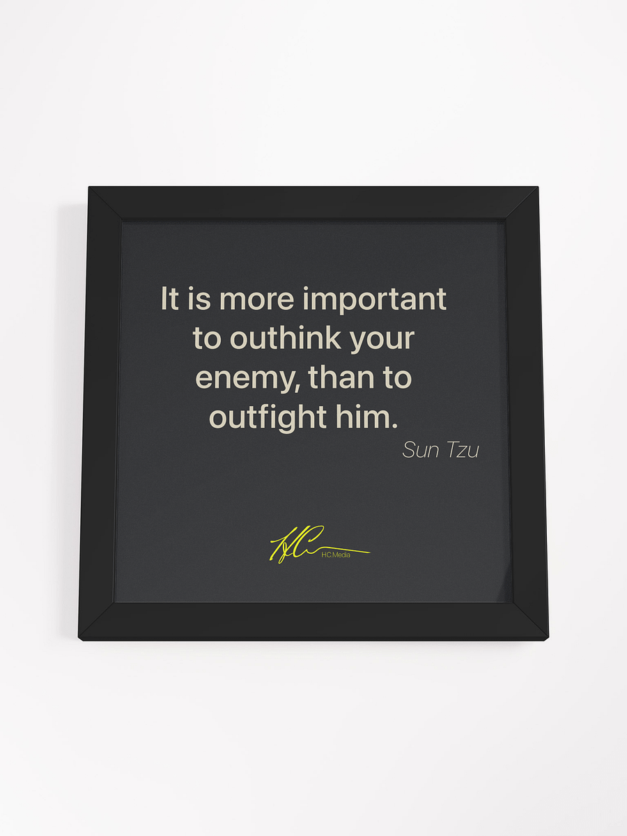 Sun Tzu Q1 - Framed Poster product image (4)