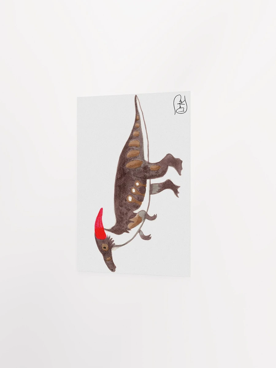 Parasaurolophus Watercolour Print product image (2)