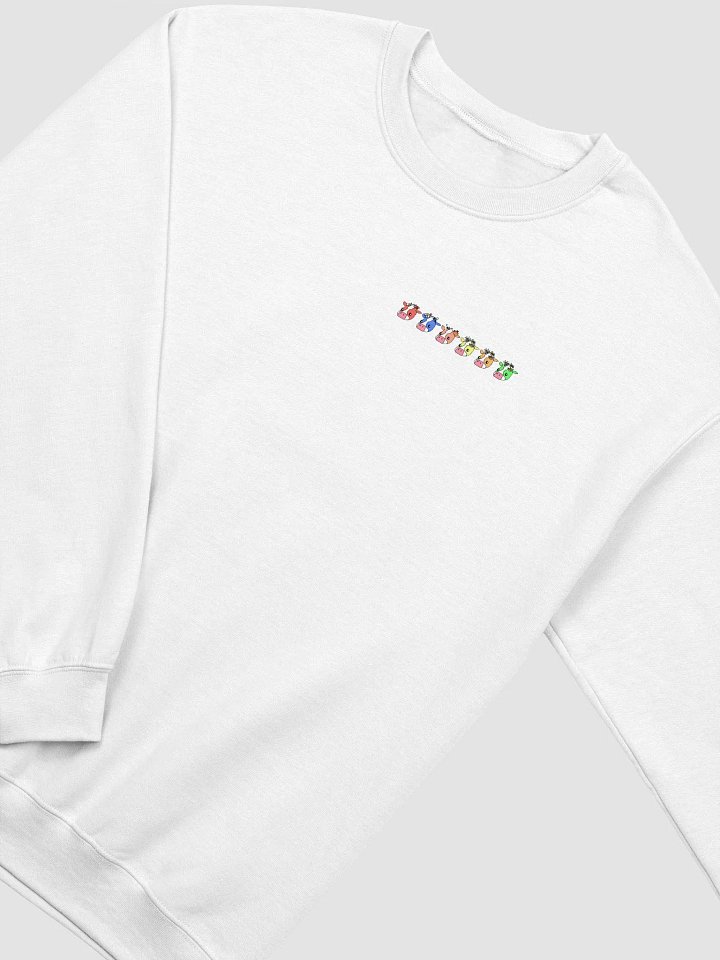 Fruit Cow Truther Crewneck (White) product image (2)