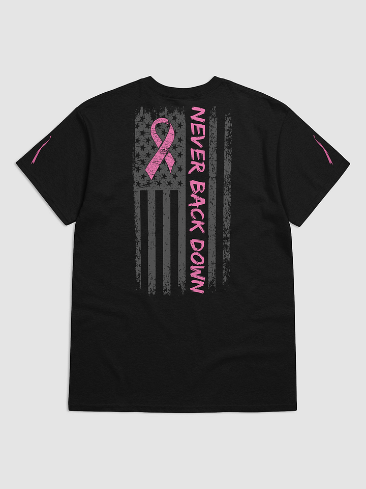 Never Back Down Breast Cancer Awareness T-Shirt product image (9)