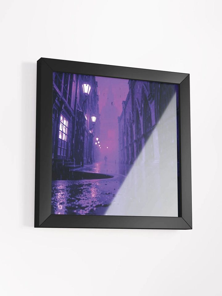 Gothic Alleyway Reflections Framed Print product image (8)