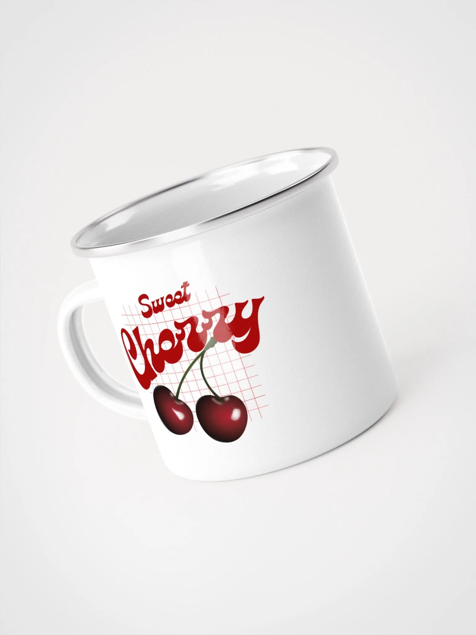 Cherry Adventure Enamel Mug product image (4)