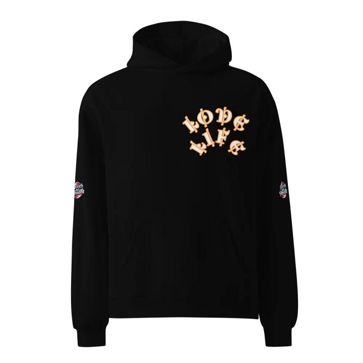 Dynamic Stylized Letters Oversized Hoodie product image (1)
