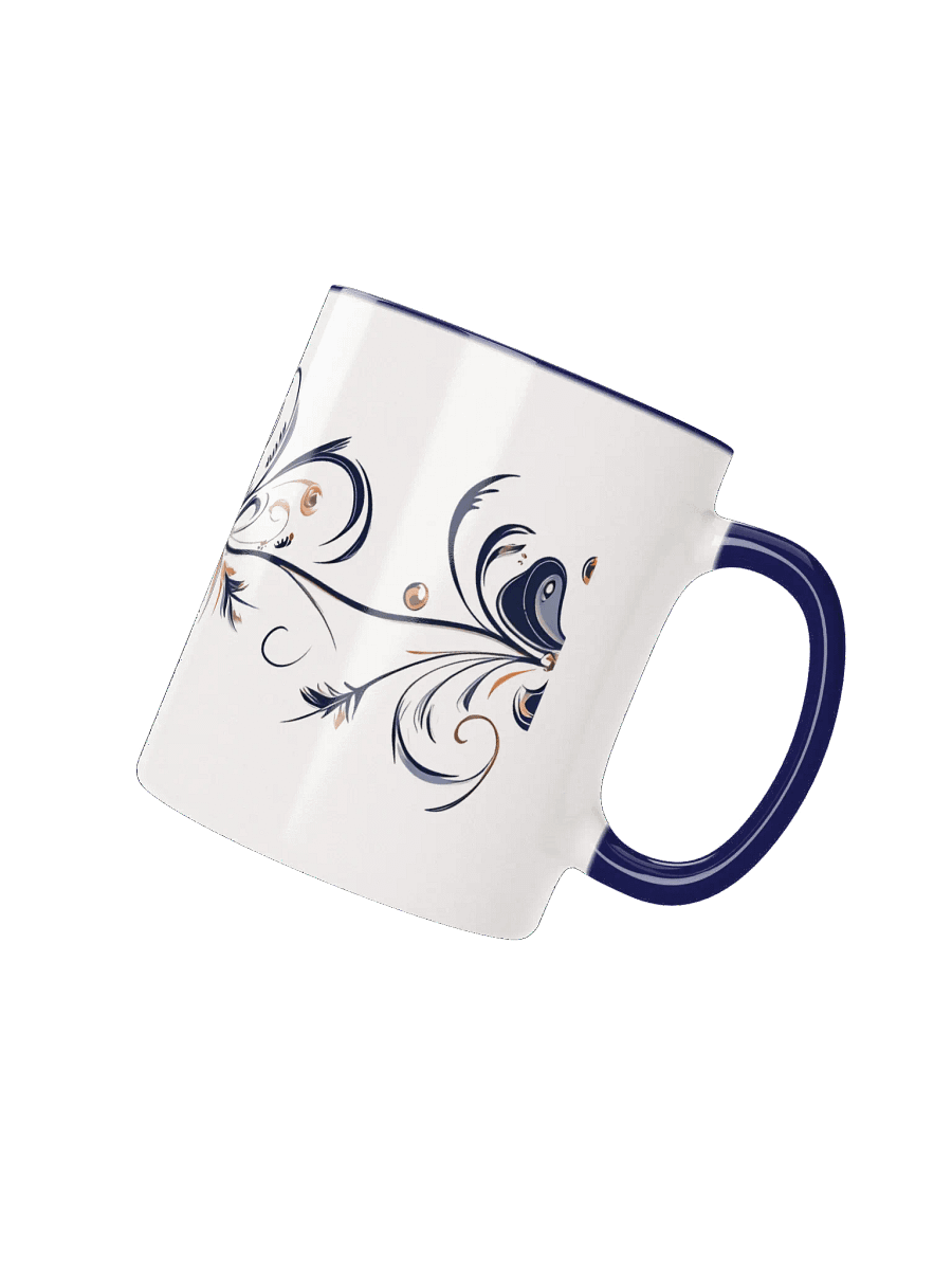 Floral Elegant Ceramic Mug product image (3)
