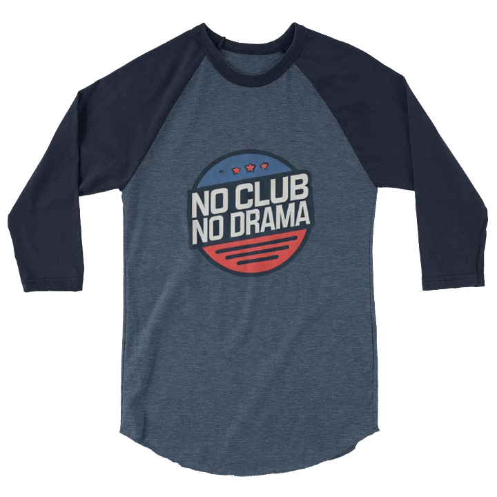 No Club No Drama Raglan Tee product image (5)