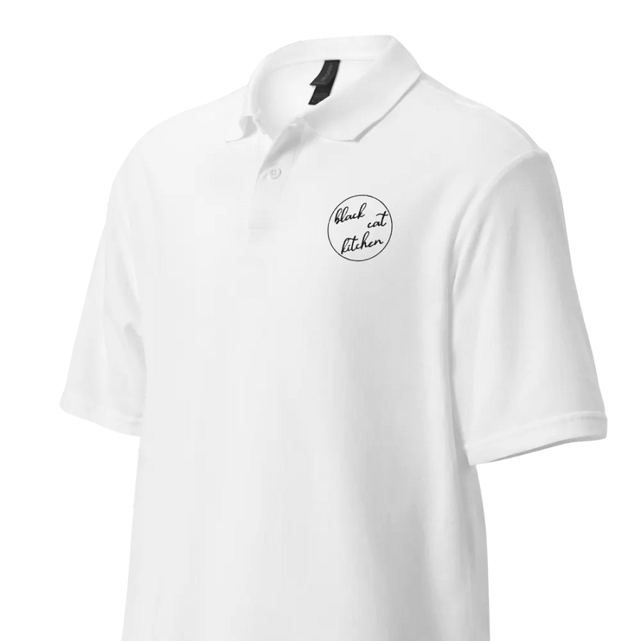 Black Cat Kitchen Signature Polo (White) product image (3)
