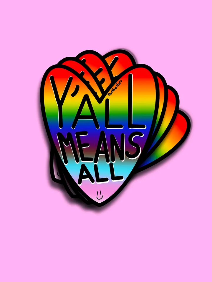 Y'all Means All Sticker product image (1)
