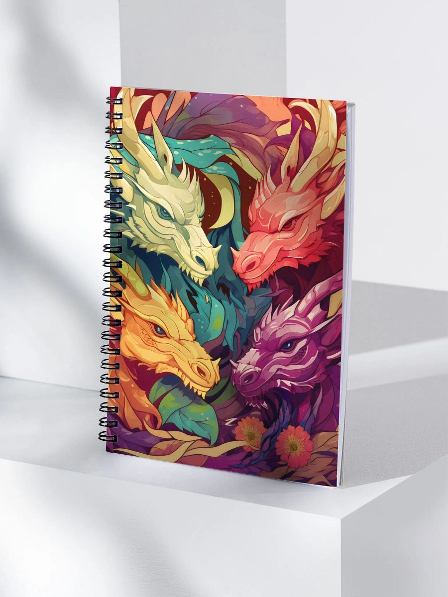 Dragon Fierce Harmony Spiral Notebook product image (4)
