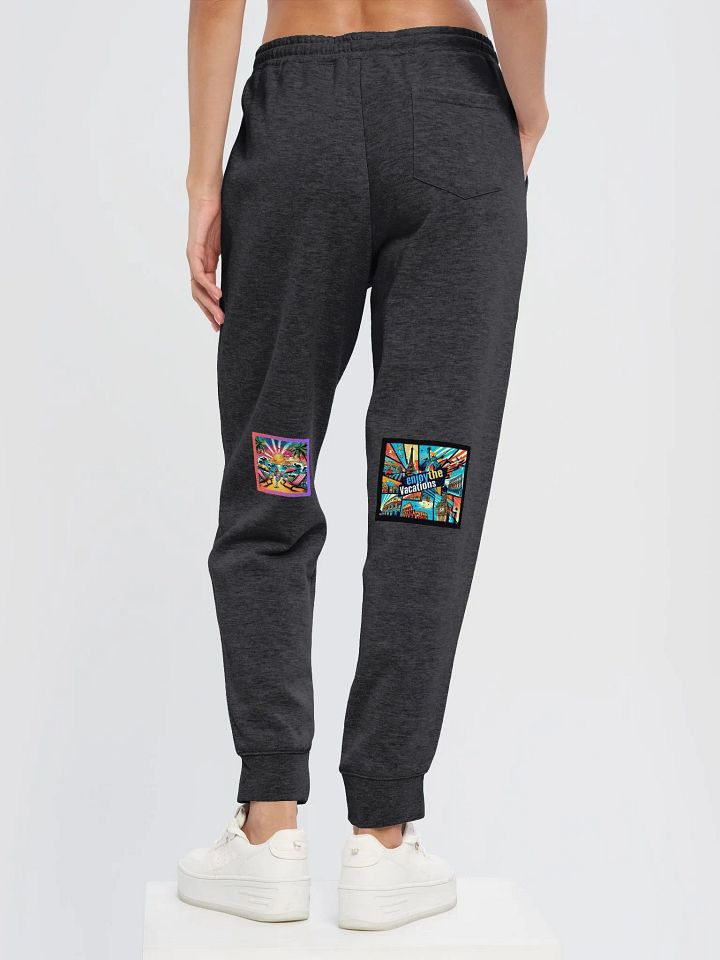 Independent Trading Co. Midweight Fleece Joggers | Ai Design flower icon product image (1)