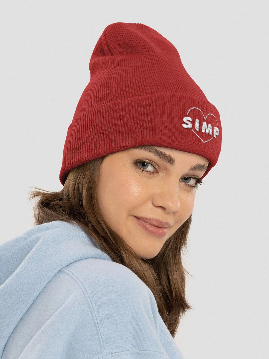 Simp (White Text) Beanie product image (20)