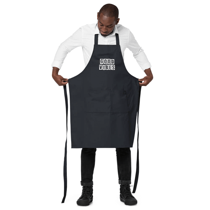Good Vibes Organic Cotton Apron product image (2)