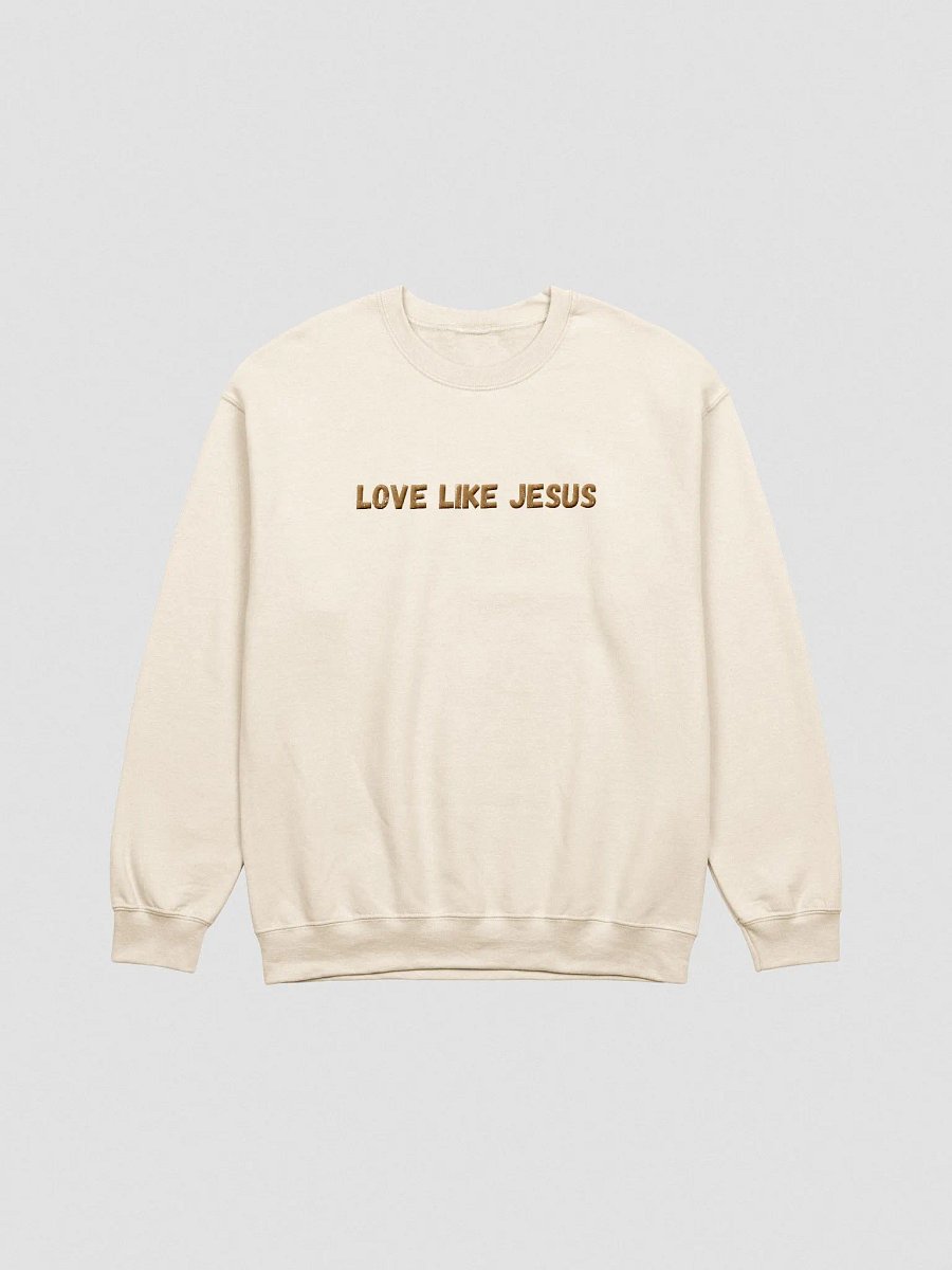 Love Like Jesus Embroidered Crewneck Sweatshirt product image (2)