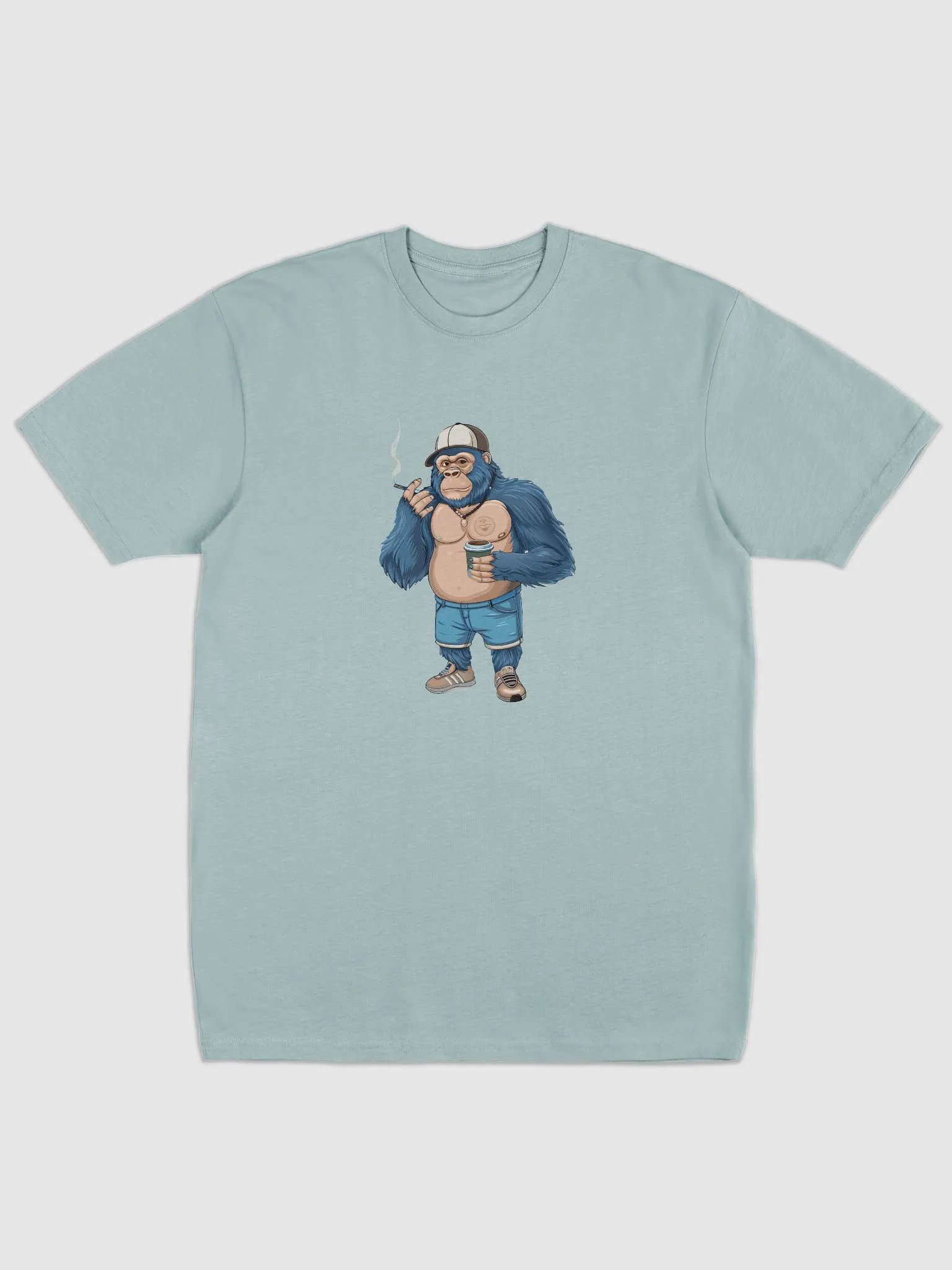 Blue Gorilla Cotton Heritage Men's Premium Heavyweight Tee product image (1)