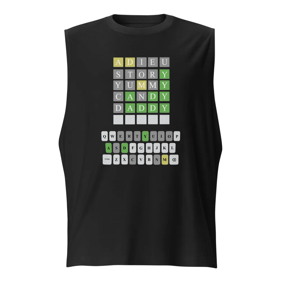 Wordle Muscle Tee product image (1)