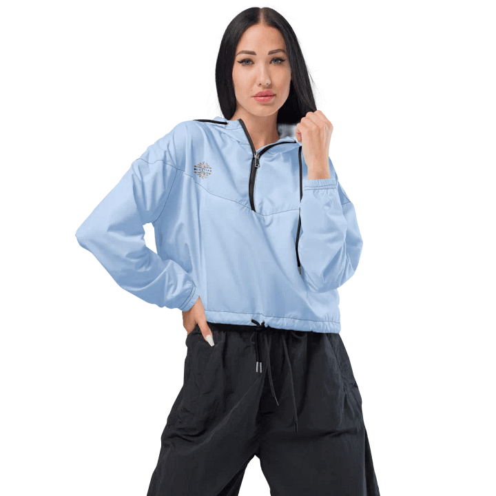 BlueTink44 Vintage Floral Bliss Women's Windbreaker product image (1)