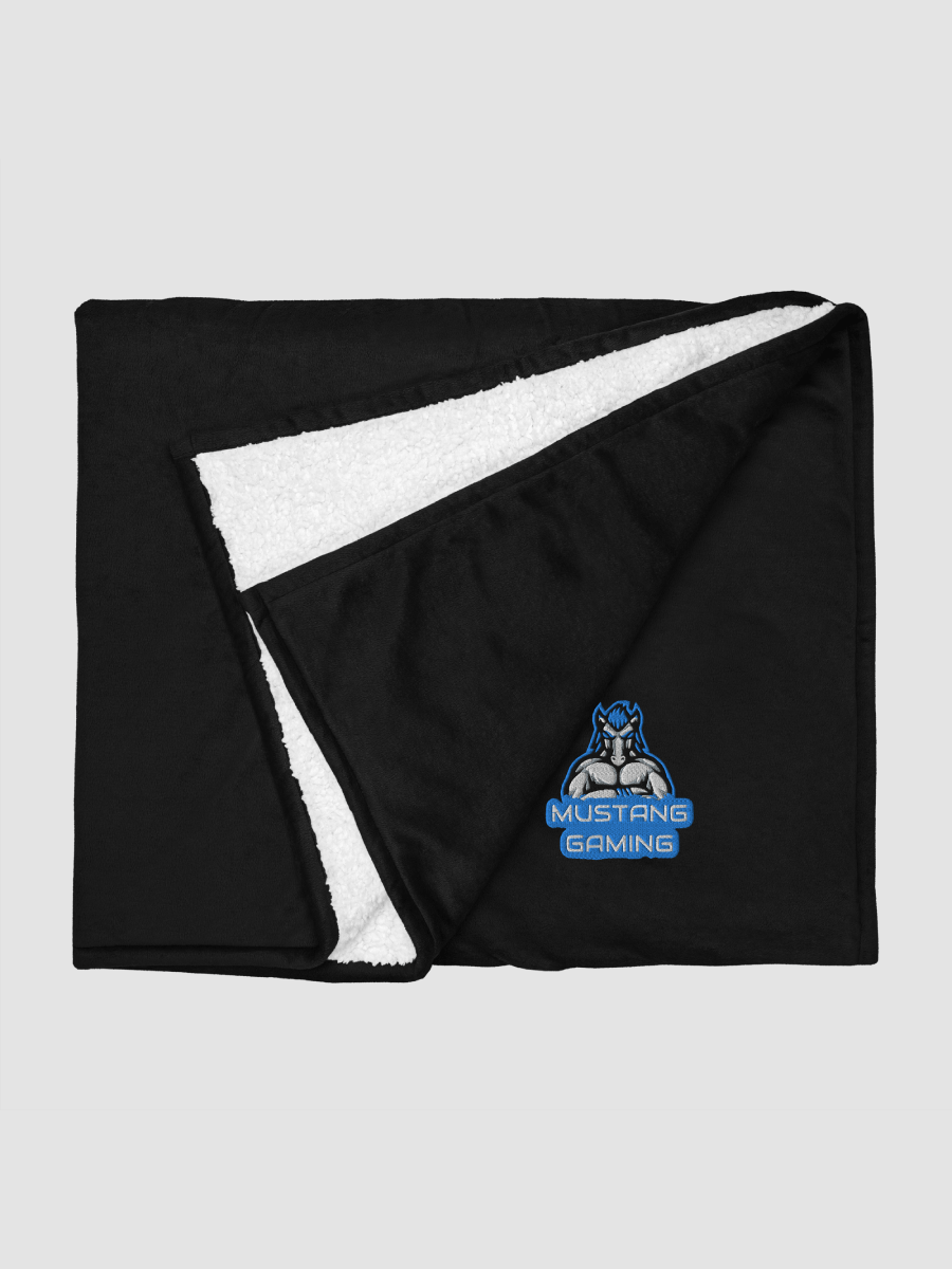 [MustangGamingLive] Port Authority Embroidered Premium Sherpa Blanket Port Authority BP40 product image (6)