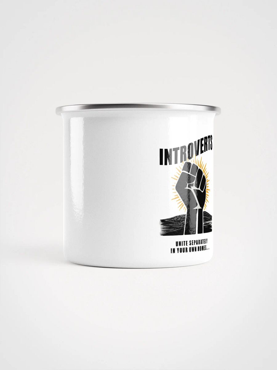 Introverts Unite Enamel Mug product image (2)