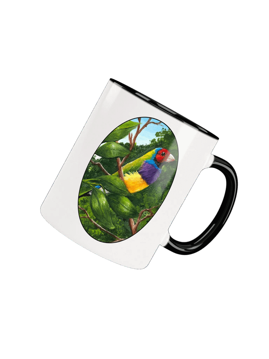 Vibrant Gouldian Finch Ceramic Mug product image (28)