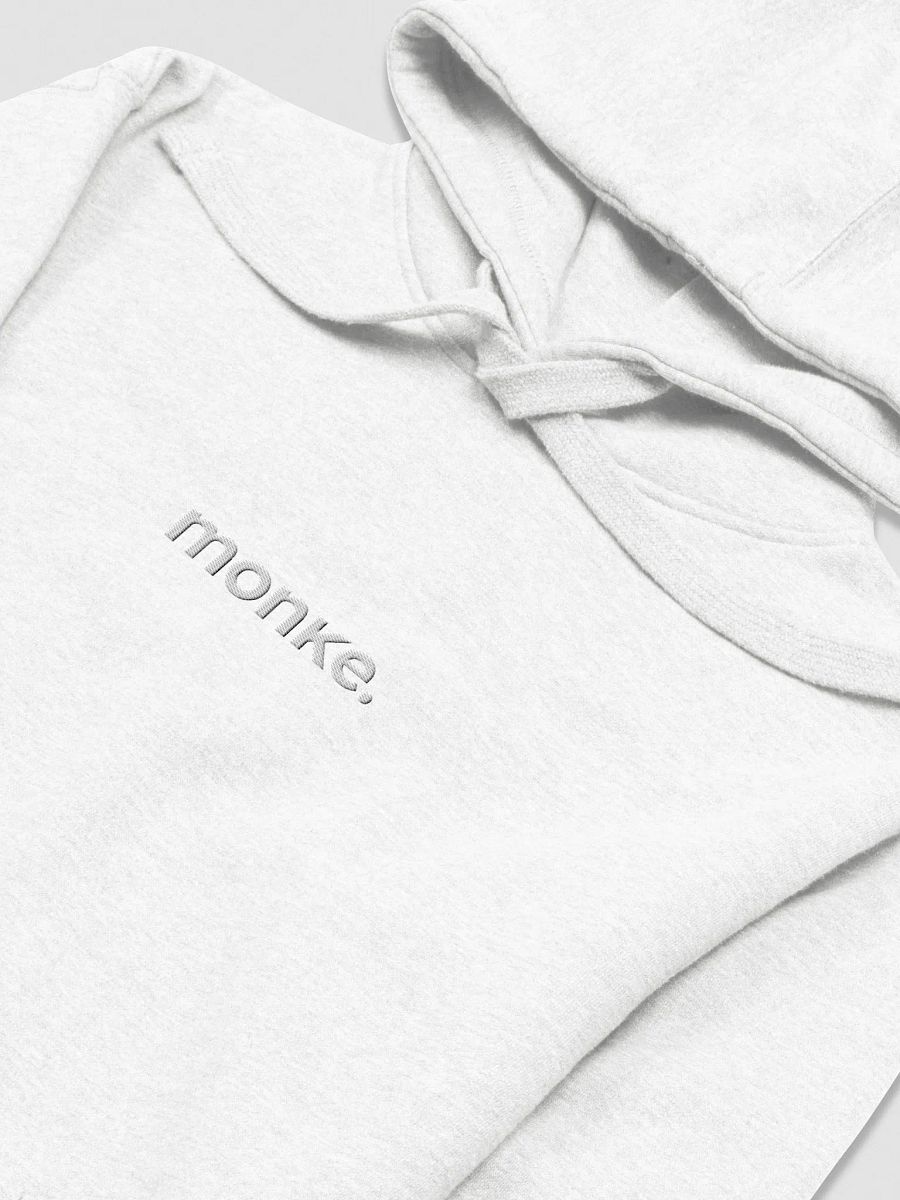 monke. Hoodie Whiteout (Embroidered) product image (3)