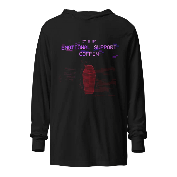 Emotional Support Coffin Light Hoodie product image (1)