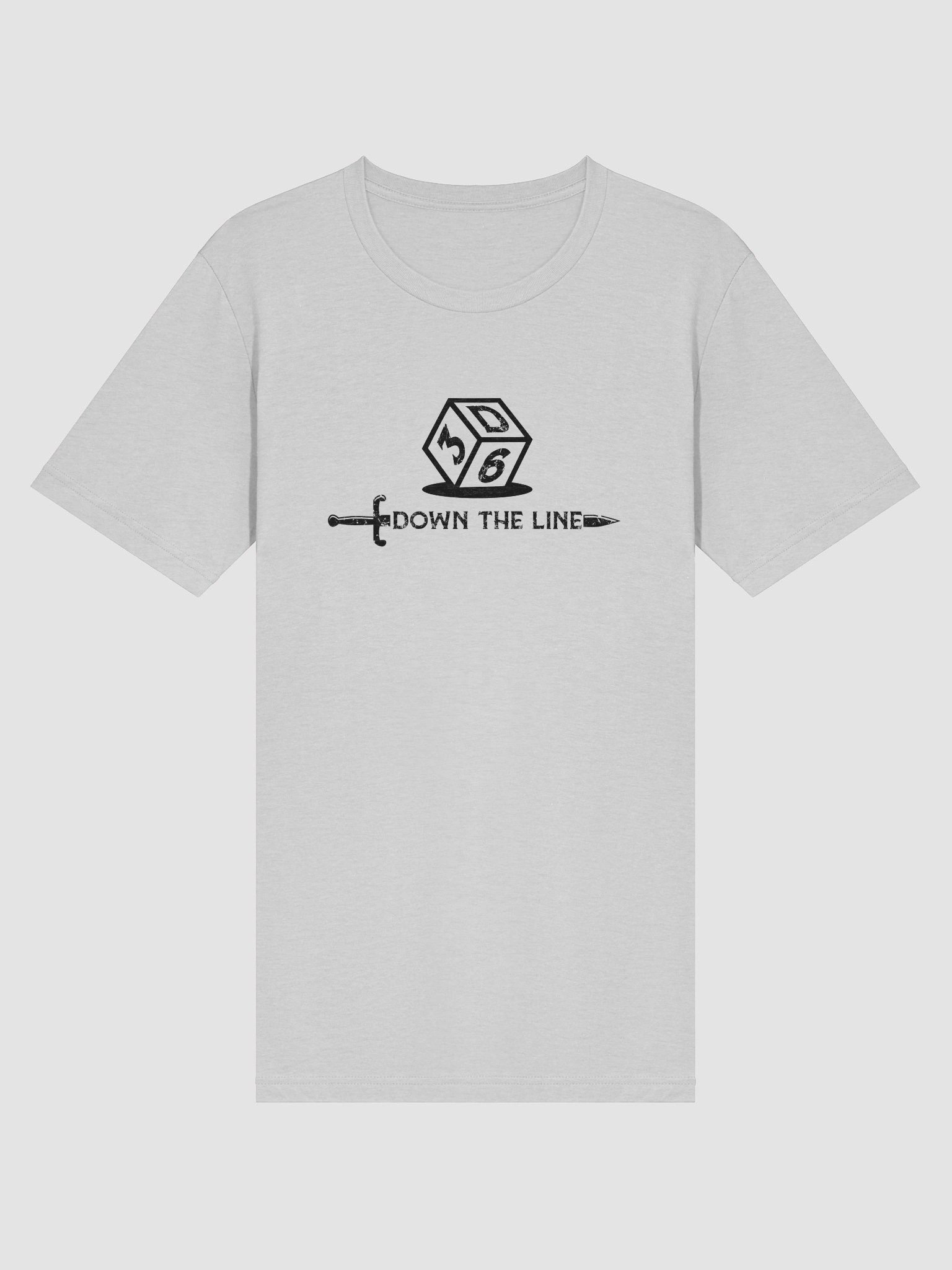 3d6DTL Horizontal Logo on Light Triblend T-Shirt product image (14)