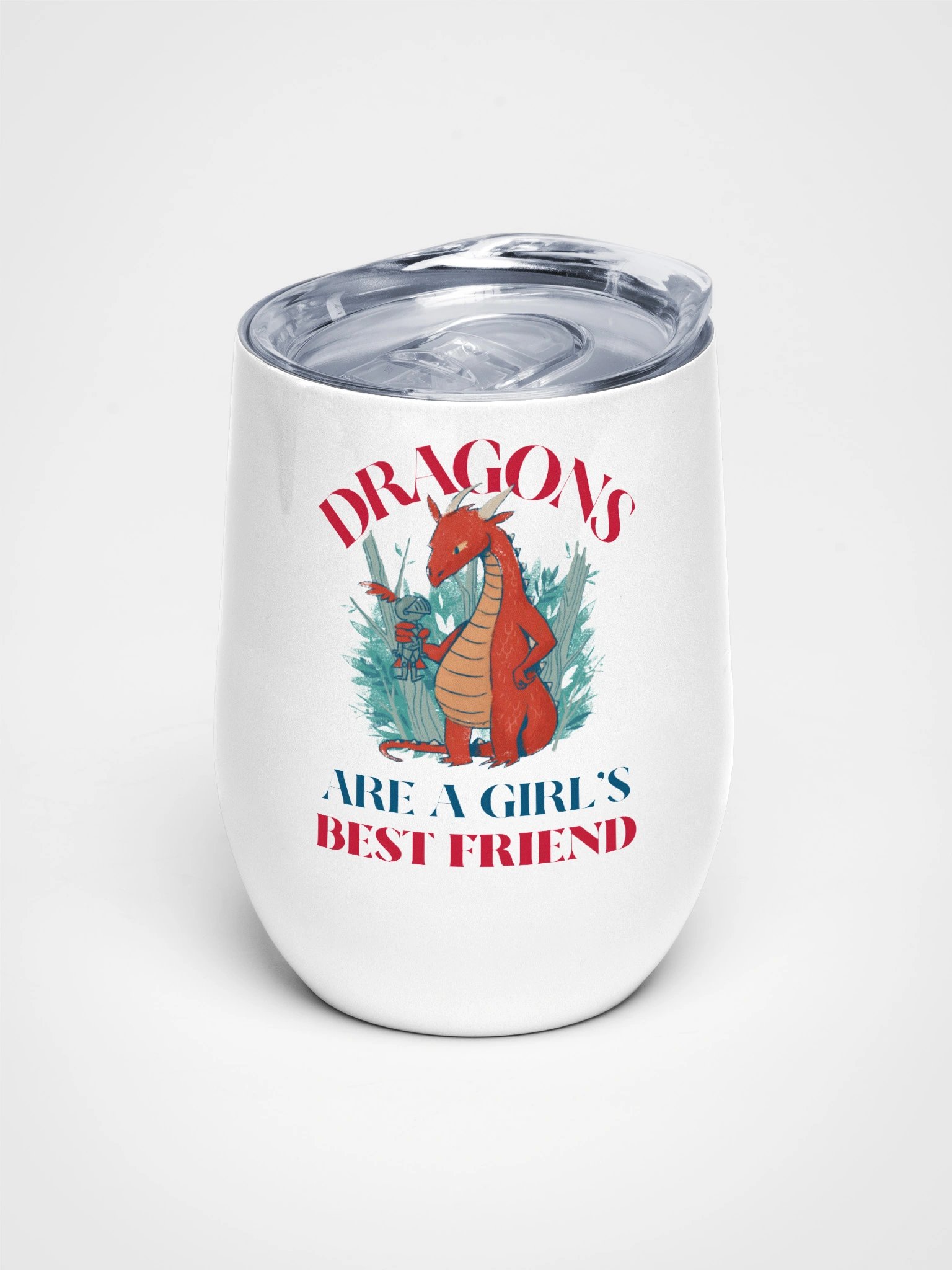 Dragons Are A Girl's Best Friend Dragon Girl Woman Friendship Tumblr product image (1)