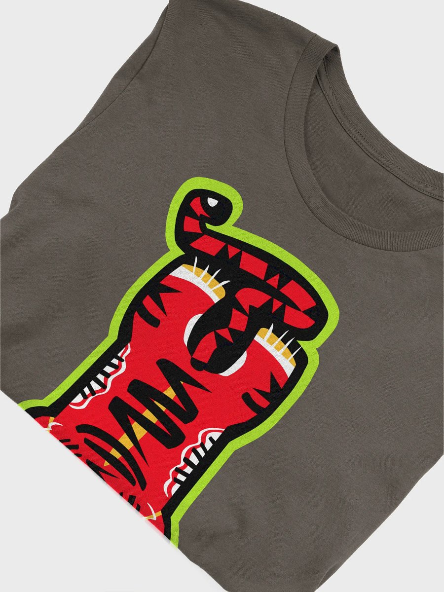 Red and Lime Electric Tiger - T-shirt product image (5)