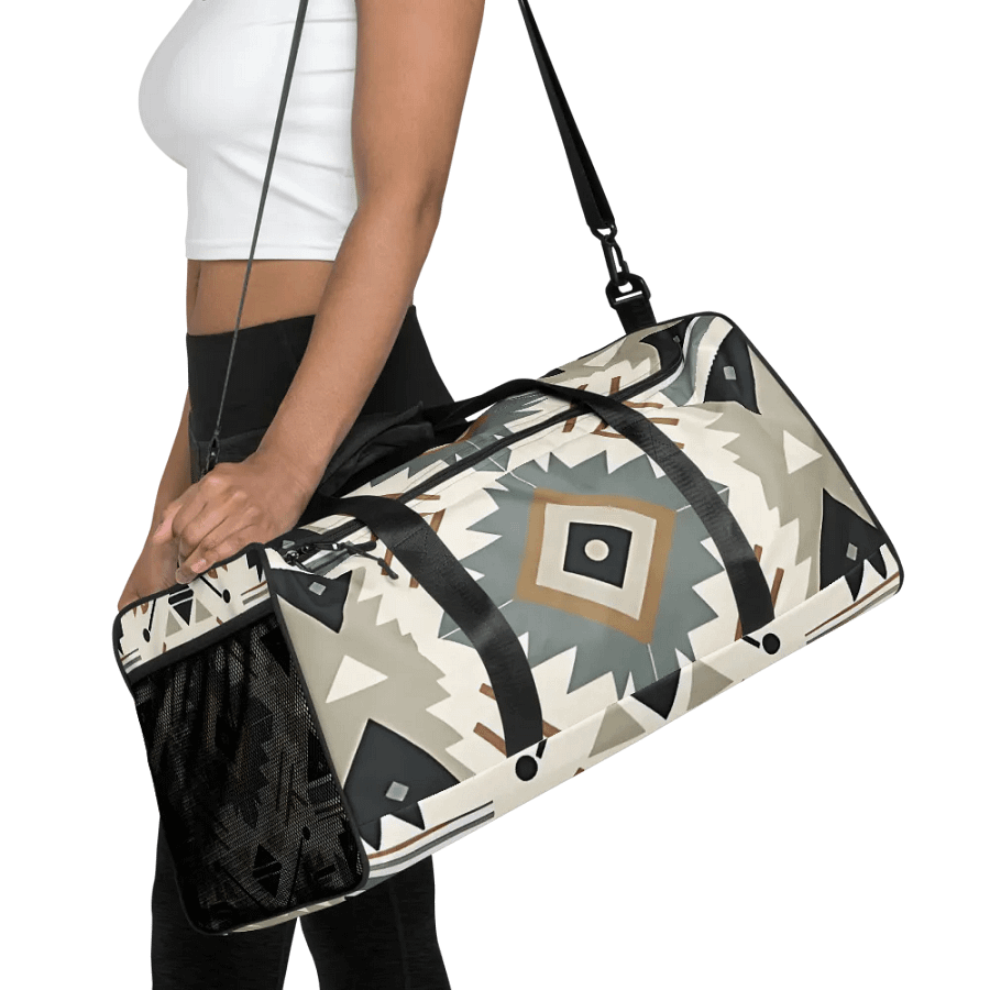 Southwestern Tribal Geometric Duffle Bag product image (7)