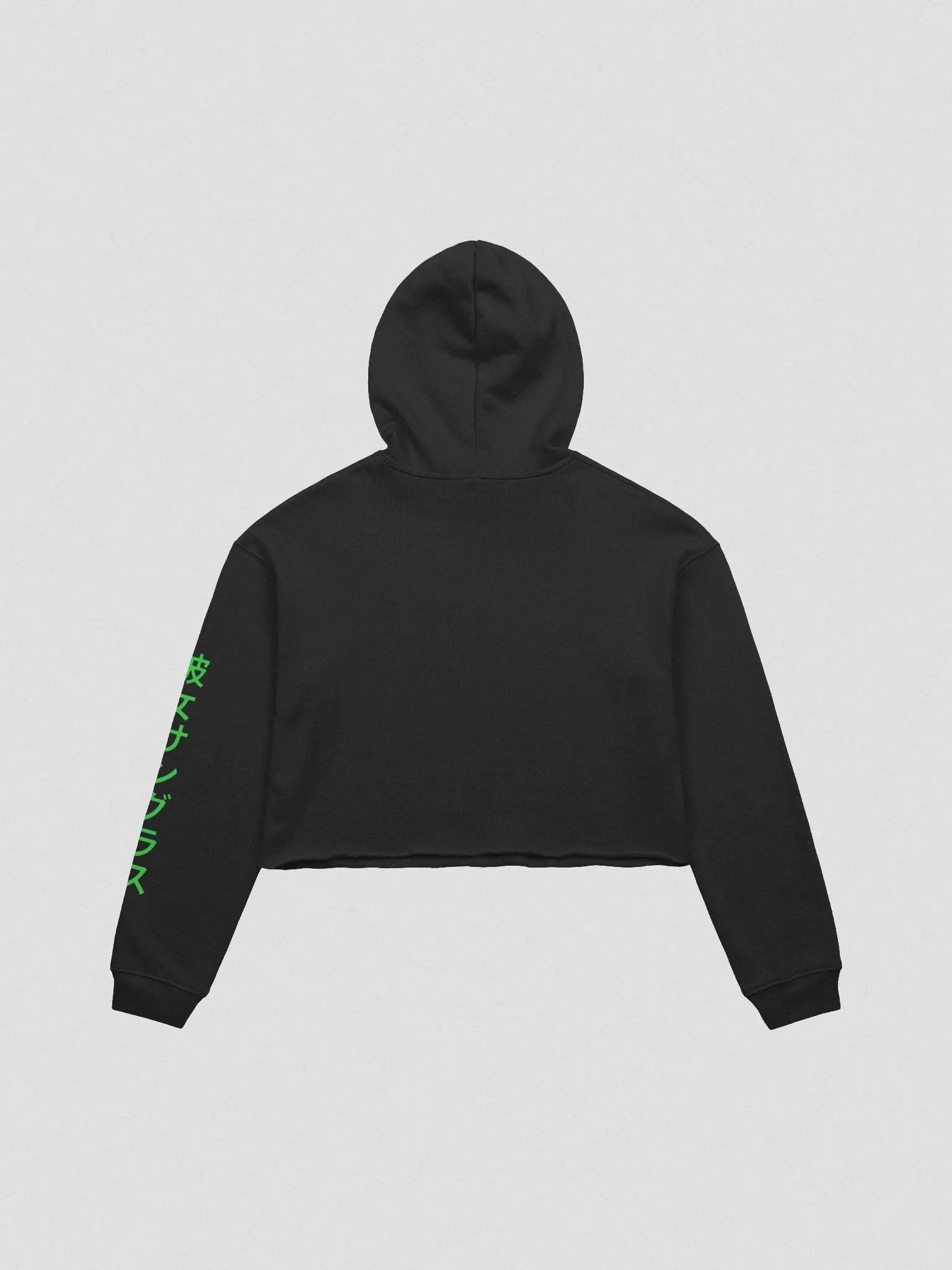 Anime Shades Crop Hoodie (Lime) product image (2)