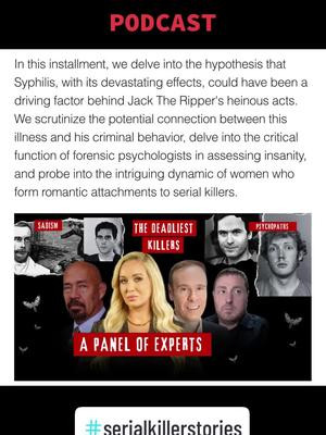 #serialkillerexperts #killer #expert #podcast #killerpsychologist 