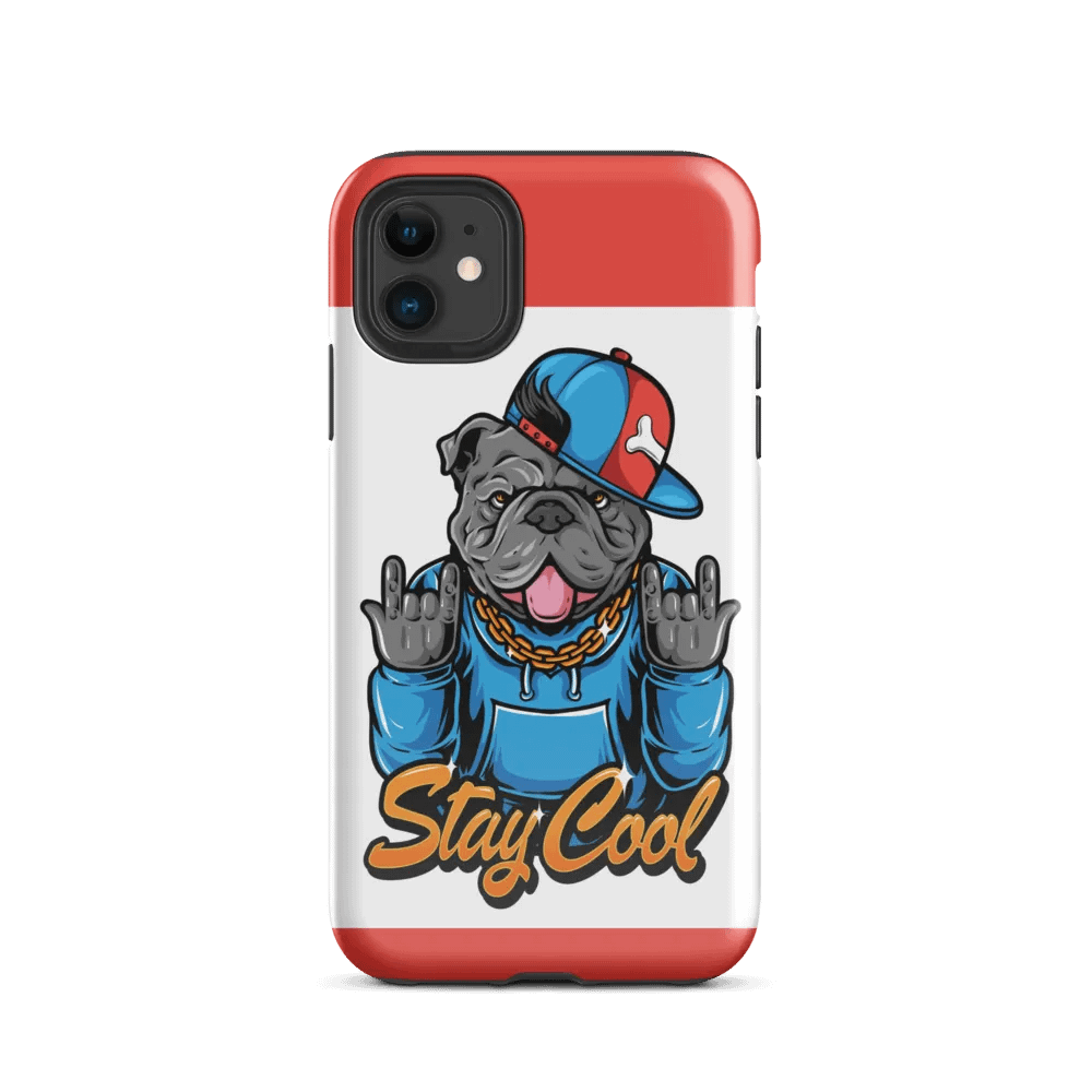Stay Cool Bulldog iPhone® Tough Case: Bold Protection with a Fun Twist product image (2)