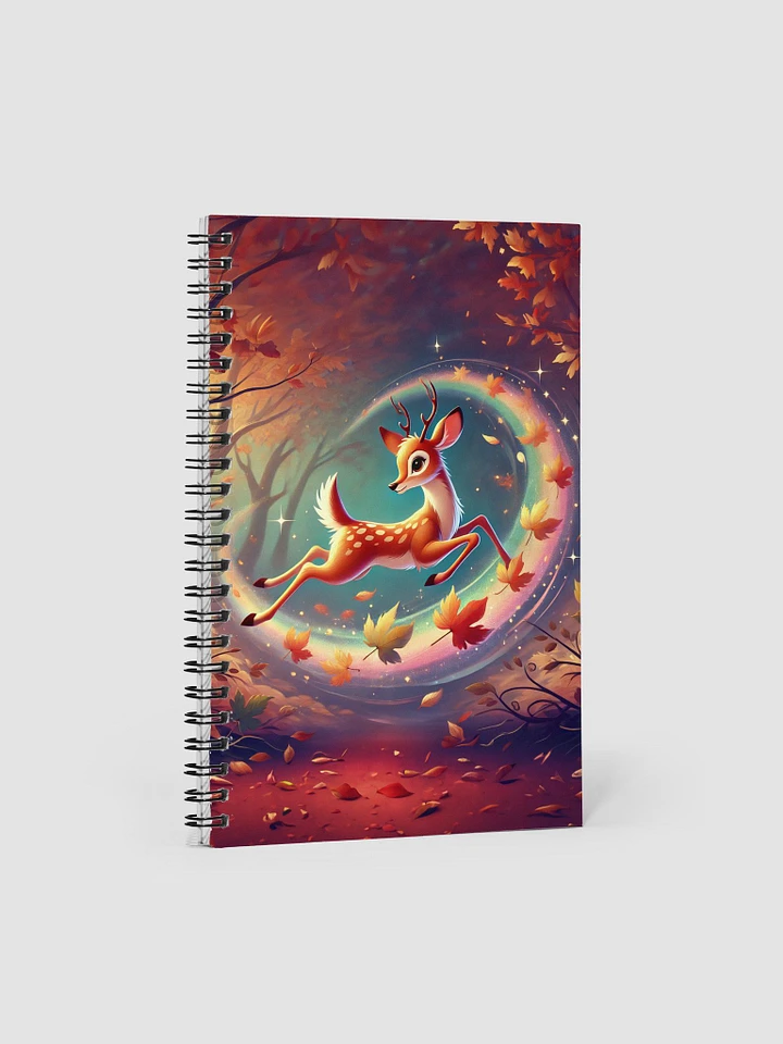 Magical Forest Deer Spiral Notebook product image (1)