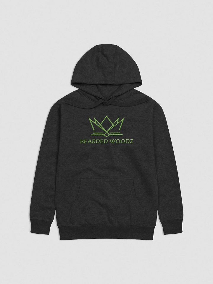 Women's Bearded Woodz Hoodie (Green Embroidery) product image (1)
